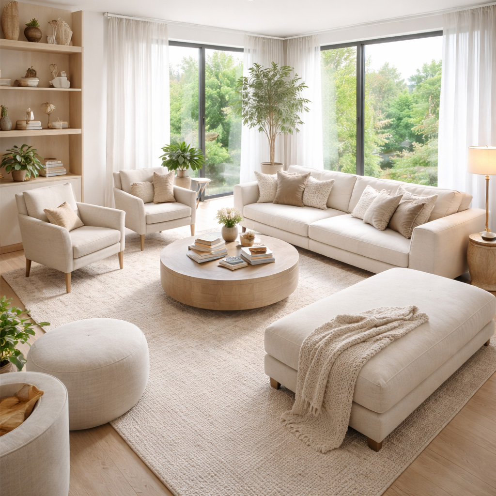 Elegant Designer Living Room